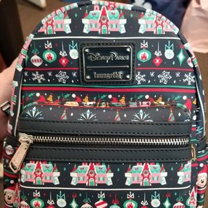 Disney Parks Holiday Loungefly Mini Backpack